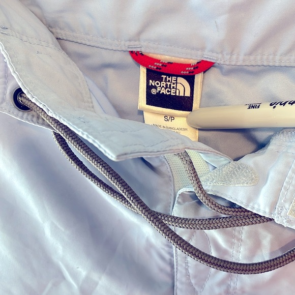 Vintage North Face Board Shorts Ice Blue WM S - Picture 4 of 6